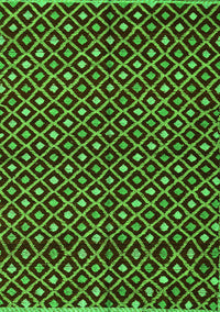 Abstract Green Modern Rug, abs4350grn