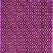 Square Abstract Pink Modern Rug, abs4350pnk