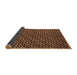 Sideview of Abstract Brown Modern Rug, abs4350brn