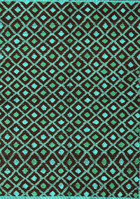 Abstract Turquoise Modern Rug, abs4350turq