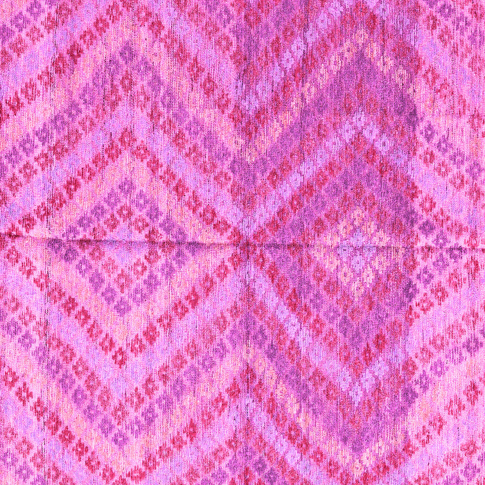 Square Machine Washable Abstract Pink Modern Rug, wshabs4351pnk