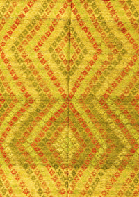 Abstract Yellow Modern Rug, abs4351yw