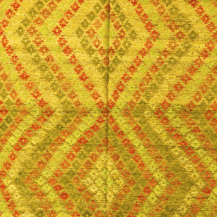 Abstract Yellow Modern Rug, abs4351yw