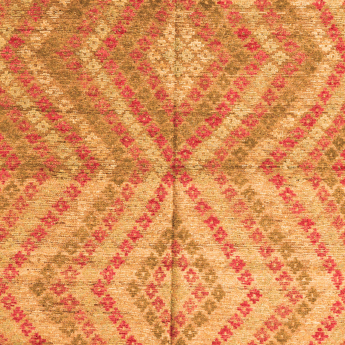 Abstract Orange Modern Rug, abs4351org