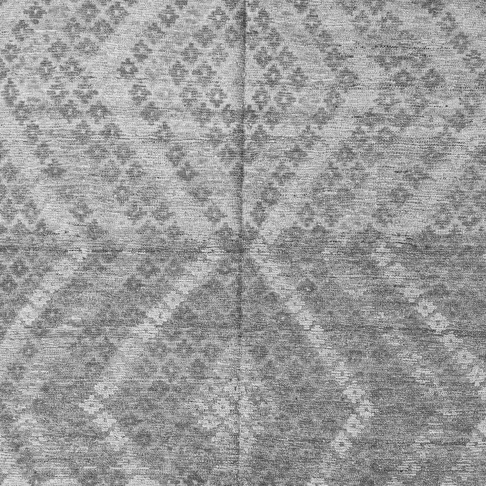 Machine Washable Abstract Gray Modern Rug, wshabs4351gry