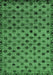 Machine Washable Abstract Emerald Green Modern Area Rugs, wshabs4352emgrn