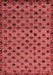 Abstract Red Modern Area Rugs