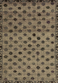 Abstract Brown Modern Rug, abs4352brn