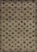 Abstract Brown Modern Rug, abs4352brn