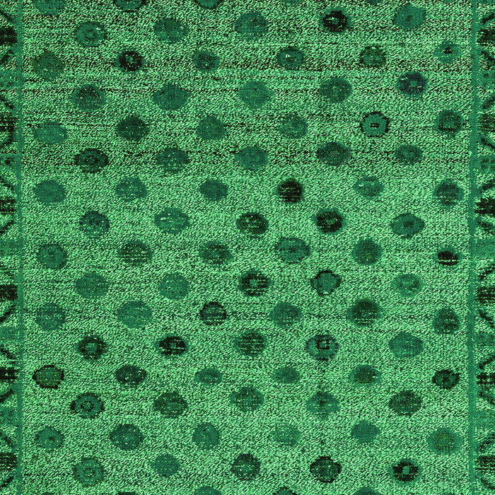 Abstract Green Modern Rug, abs4352grn