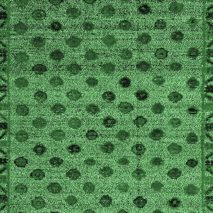 Abstract Emerald Green Modern Rug, abs4352emgrn