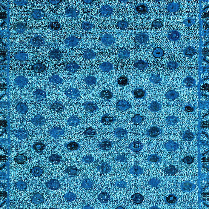 Abstract Light Blue Modern Rug, abs4352lblu