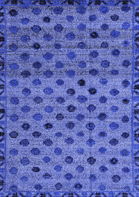 Abstract Blue Modern Rug, abs4352blu