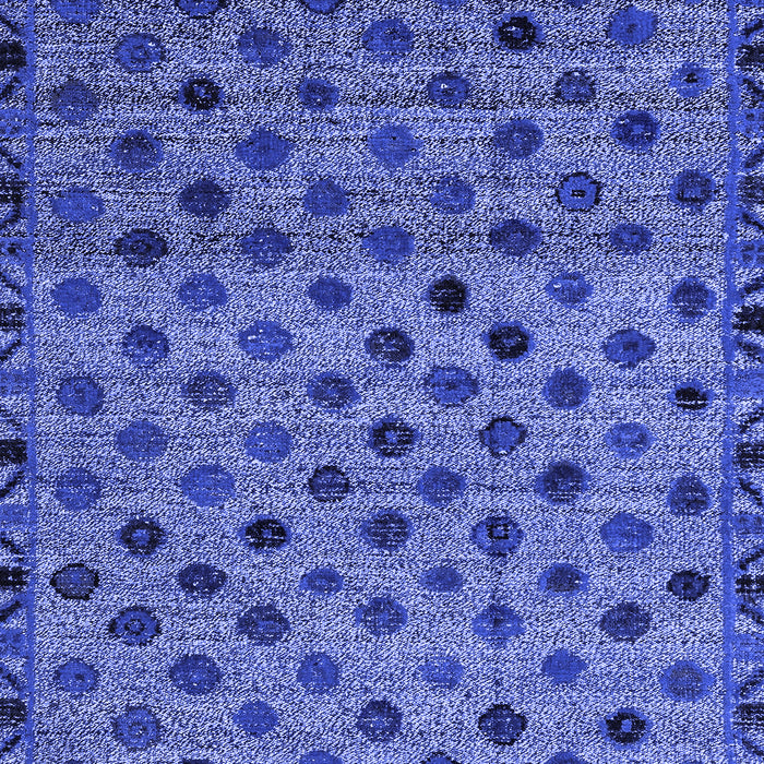 Abstract Blue Modern Rug, abs4352blu