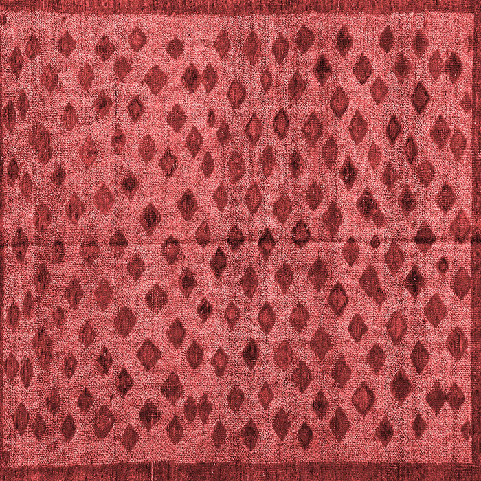 Machine Washable Abstract Red Modern Rug, wshabs4353red