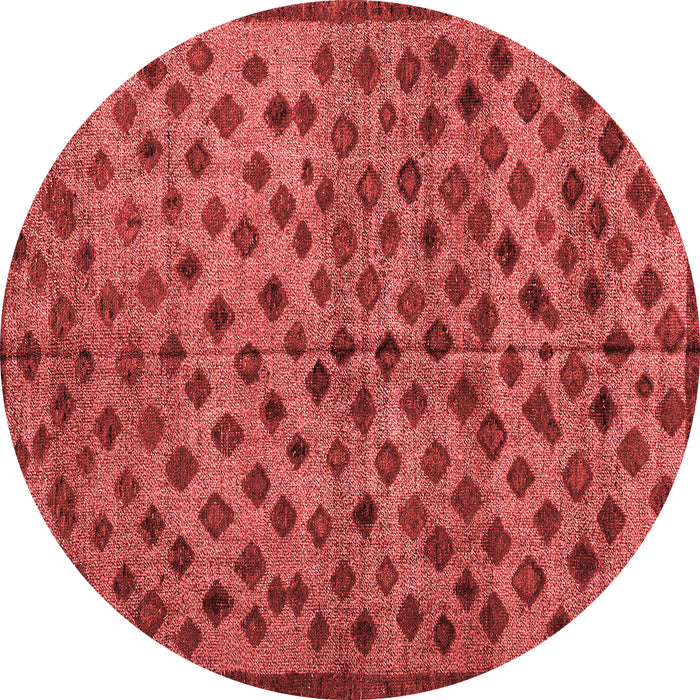 Machine Washable Abstract Red Modern Rug, wshabs4353red