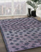 Abstract Plum Purple Modern Rug in Family Room, abs4353