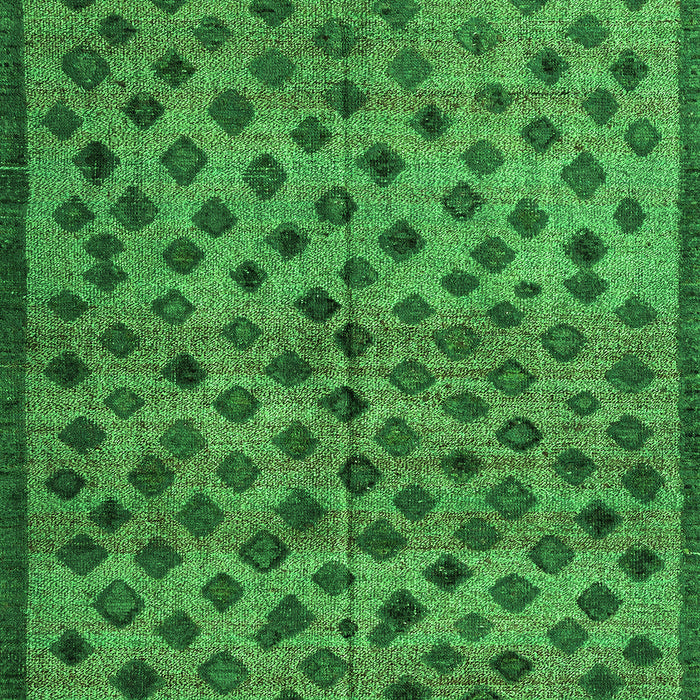 Machine Washable Abstract Green Modern Area Rugs, wshabs4353grn