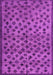 Machine Washable Abstract Pink Modern Rug, wshabs4353pnk