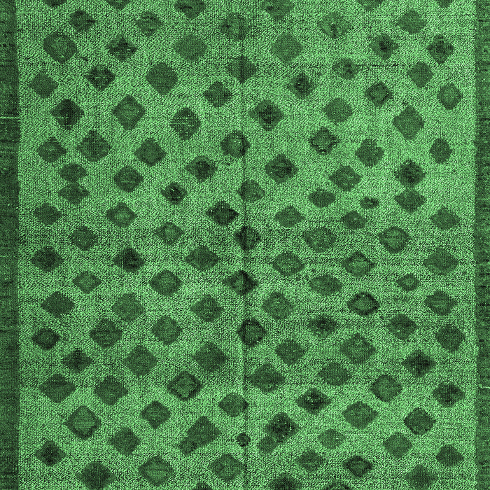 Abstract Emerald Green Modern Rug, abs4353emgrn
