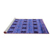 Sideview of Machine Washable Oriental Purple Modern Area Rugs, wshabs4354pur