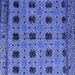 Square Oriental Blue Modern Rug, abs4354blu