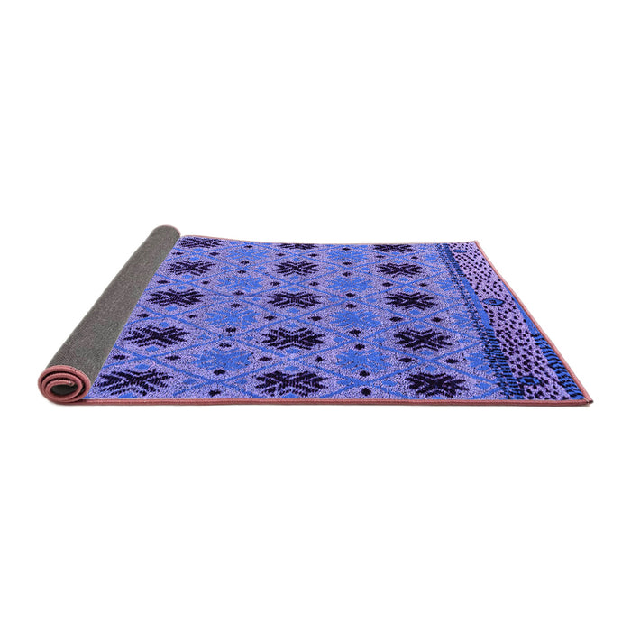 Sideview of Oriental Purple Modern Rug, abs4354pur