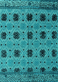 Oriental Turquoise Modern Rug, abs4354turq