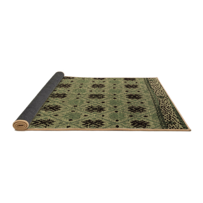 Sideview of Oriental Brown Modern Rug, abs4354brn