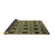 Sideview of Oriental Brown Modern Rug, abs4354brn