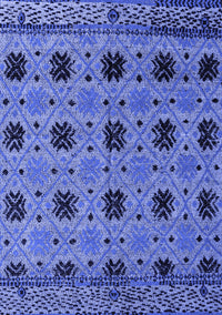 Oriental Blue Modern Rug, abs4354blu