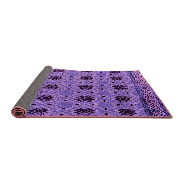 Sideview of Oriental Pink Modern Rug, abs4354pnk