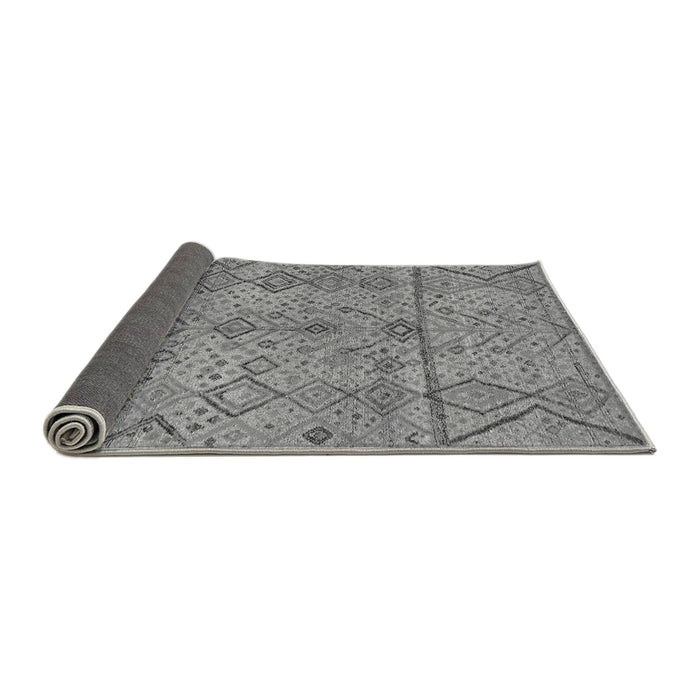 Sideview of Oriental Gray Modern Rug, abs4355gry
