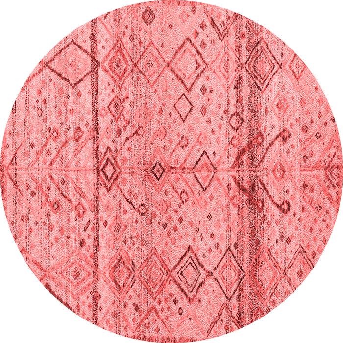 Machine Washable Oriental Red Modern Rug, wshabs4355red