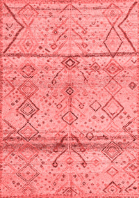 Oriental Red Modern Rug, abs4355red