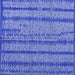 Square Machine Washable Oriental Blue Modern Rug, wshabs4356blu