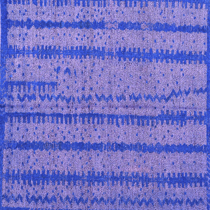 Square Machine Washable Oriental Purple Modern Area Rugs, wshabs4356pur