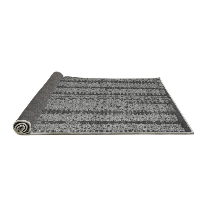 Sideview of Oriental Gray Modern Rug, abs4356gry