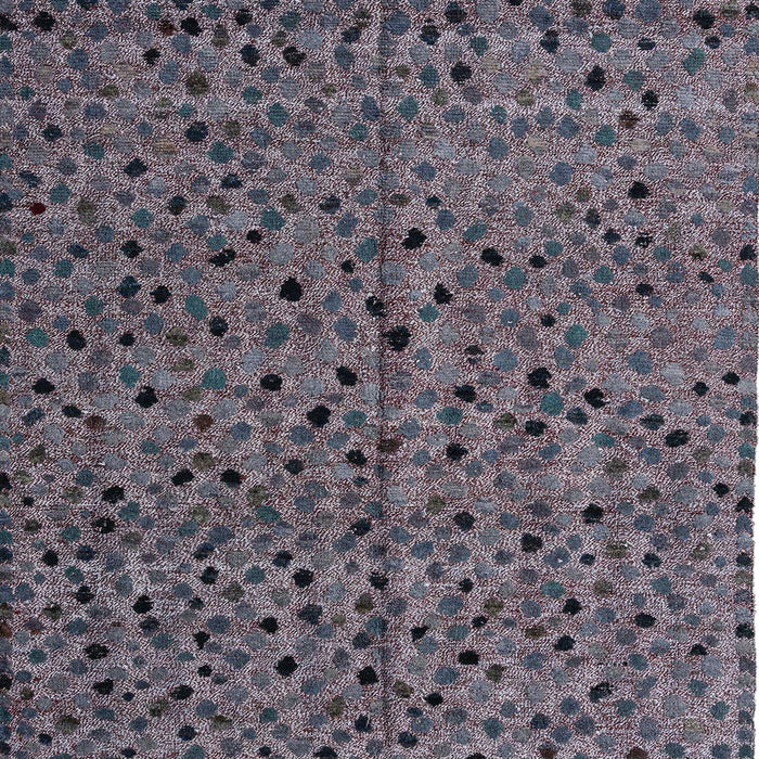 Machine Washable Abstract Lavender Purple Rug, wshabs4357