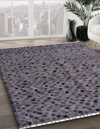 Abstract Lavender Purple Oriental Rug, abs4357