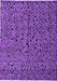 Machine Washable Oriental Purple Modern Area Rugs, wshabs4357pur