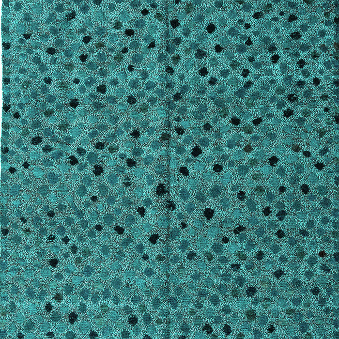 Machine Washable Oriental Turquoise Modern Area Rugs, wshabs4357turq