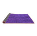 Sideview of Oriental Purple Modern Rug, abs4358pur