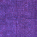 Square Oriental Purple Modern Rug, abs4358pur