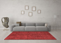 Machine Washable Oriental Red Modern Rug, wshabs4358red