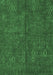 Machine Washable Oriental Emerald Green Modern Area Rugs, wshabs4358emgrn