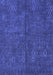 Machine Washable Oriental Blue Modern Rug, wshabs4358blu
