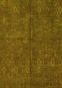 Oriental Yellow Modern Rug, abs4358yw