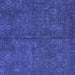 Square Oriental Blue Modern Rug, abs4358blu