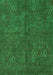 Machine Washable Oriental Green Modern Area Rugs, wshabs4358grn